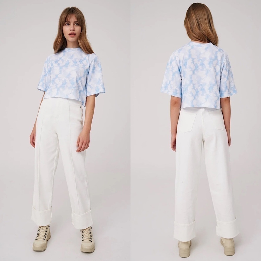 THE FIFTH LABEL-VICE T-SHIRT blue tie dye